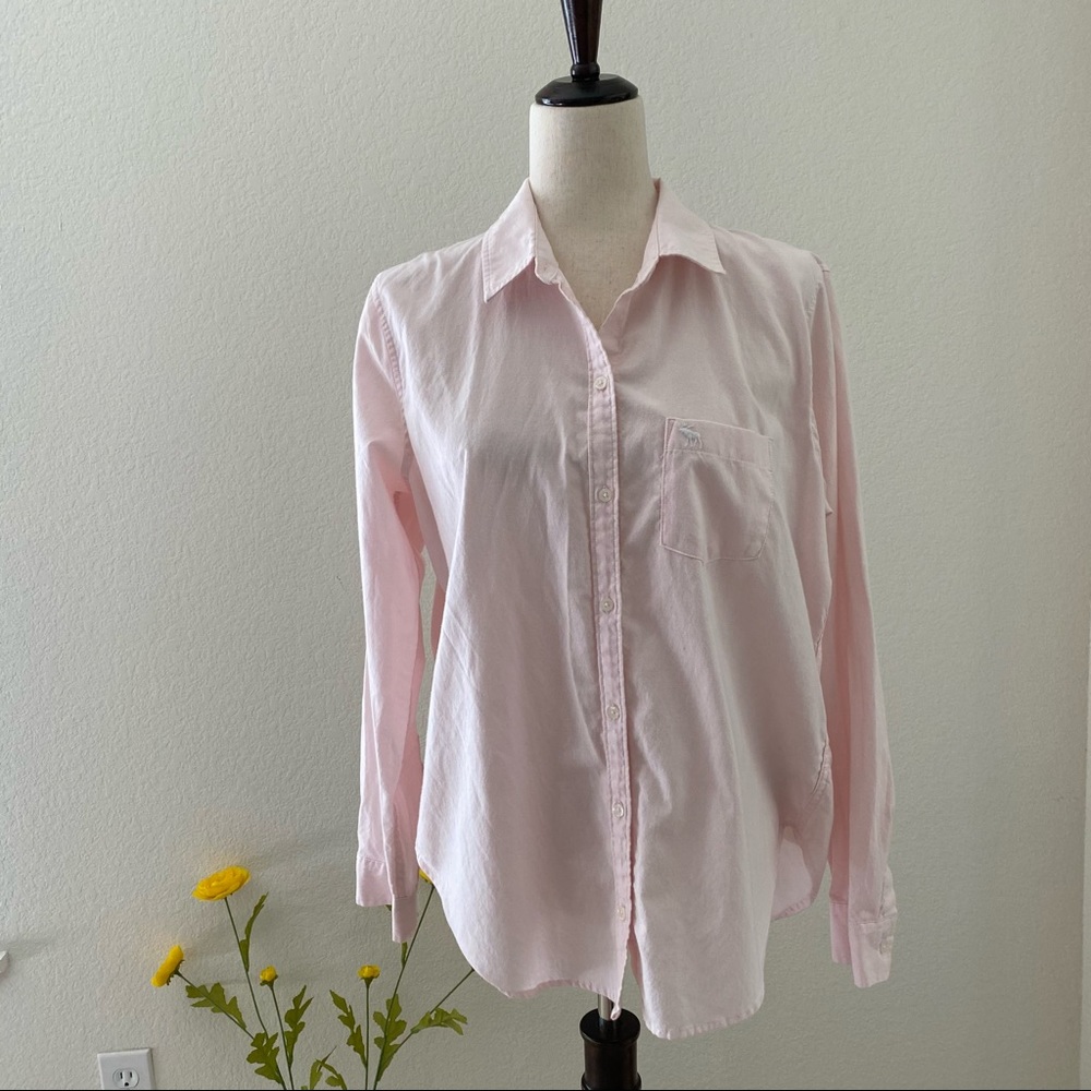 Abercrombie pink shirt